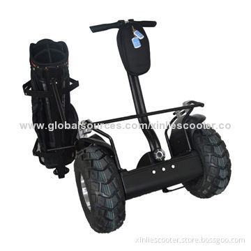 Mini electric golf cart with two big wheel outdoor sport